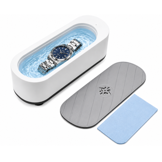 UltrasonicPure | Limpiador Ultrasónico Premium para Relojes, Gafas y Joyas